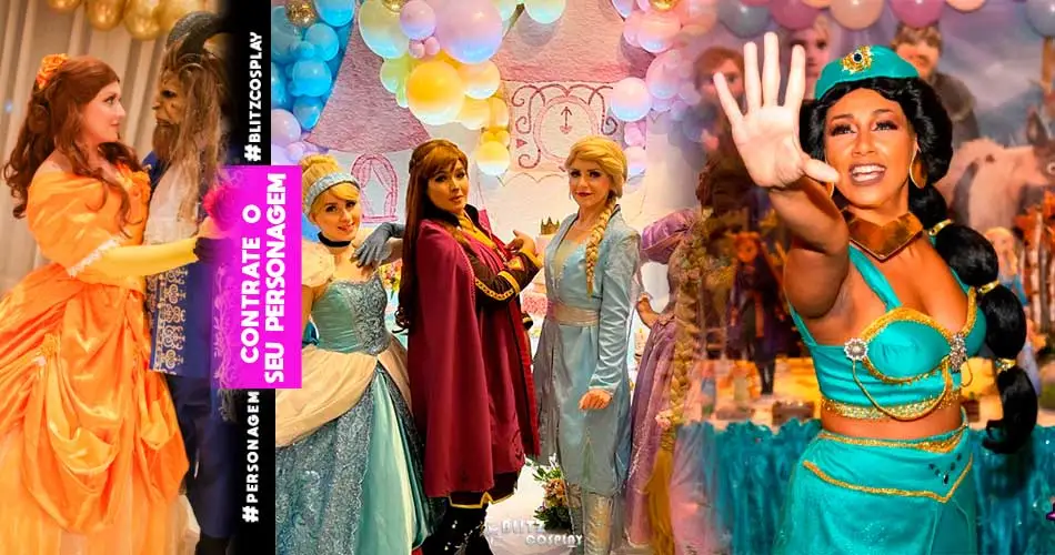 Contratar princesas para festas