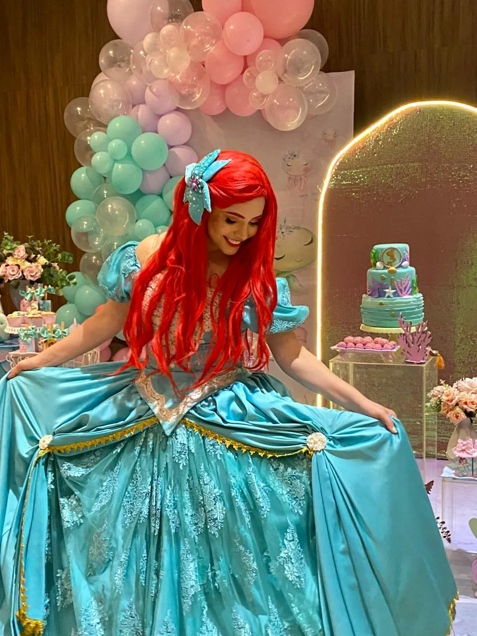 Ariel foi incrível e cliente contratou novamente para fazer a festa