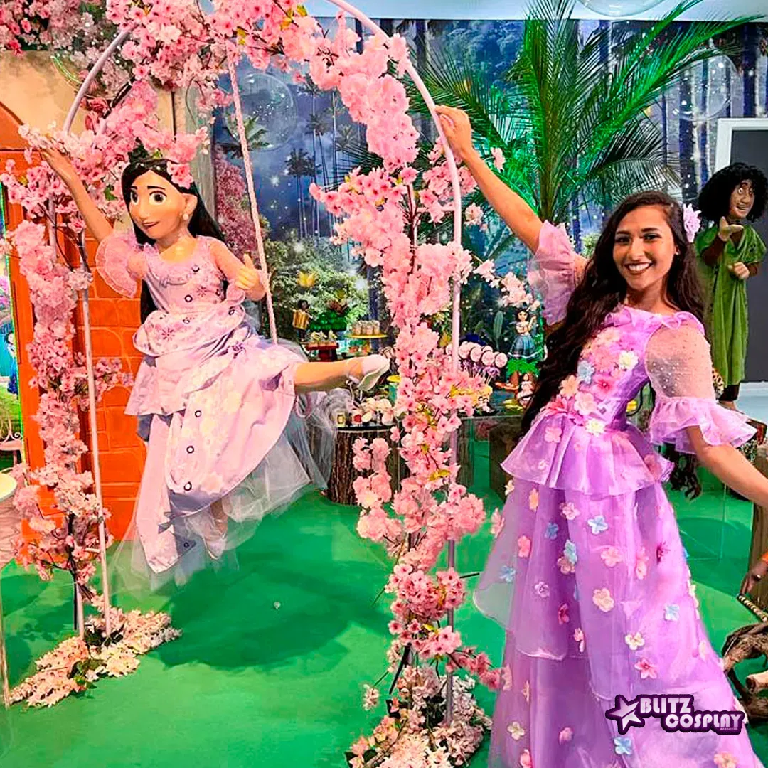 Isabela encanta aniversariante com seus dons incriveis e magicos