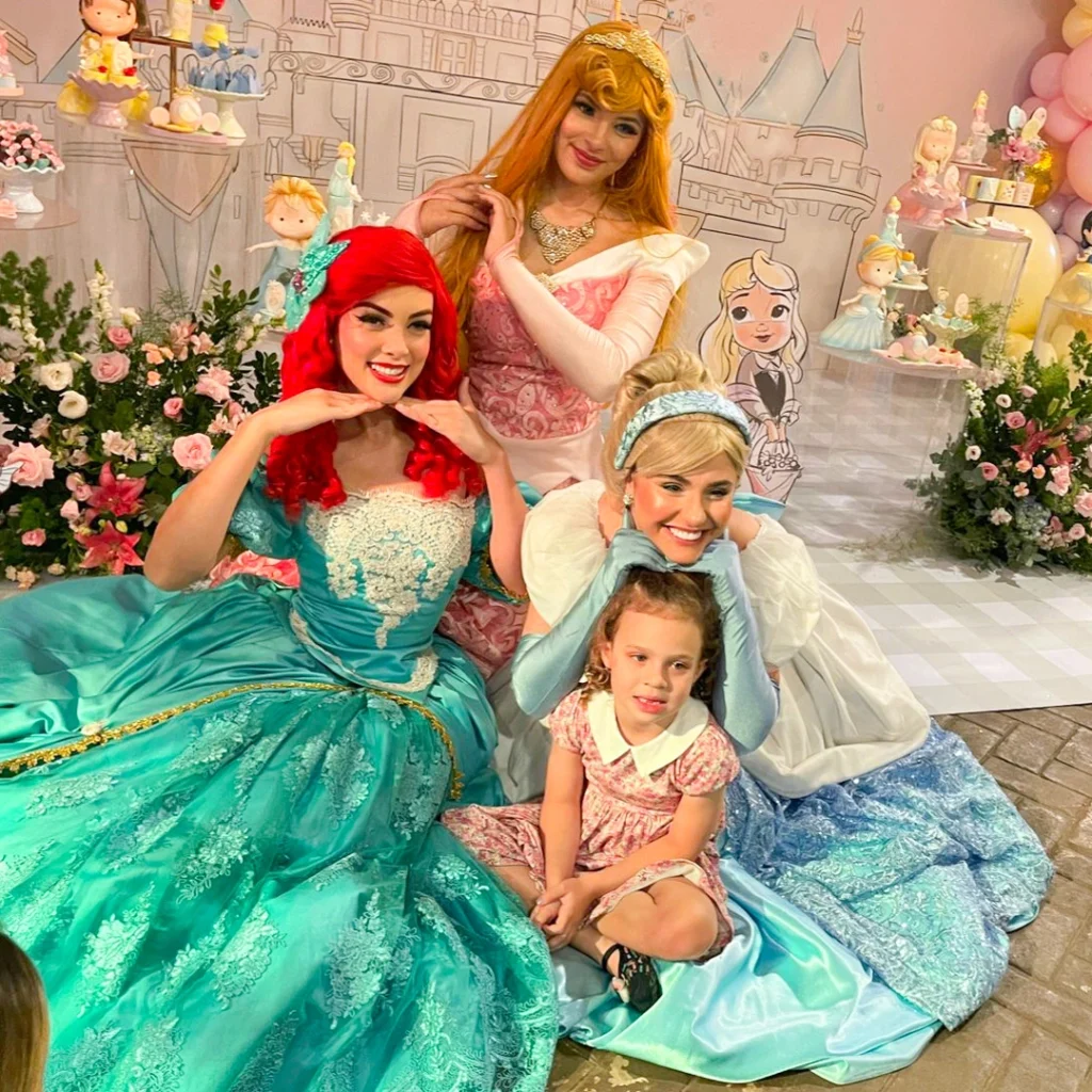 Opções de princesas para festas